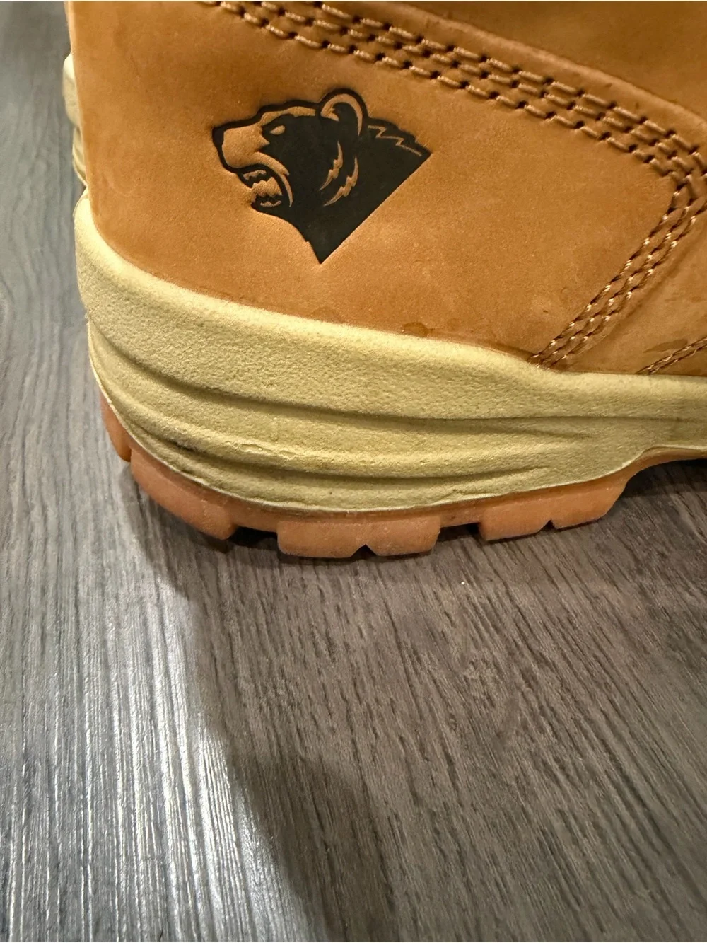Herman Survivors Men’s Yellow Tan Leather Work Boots 11.5